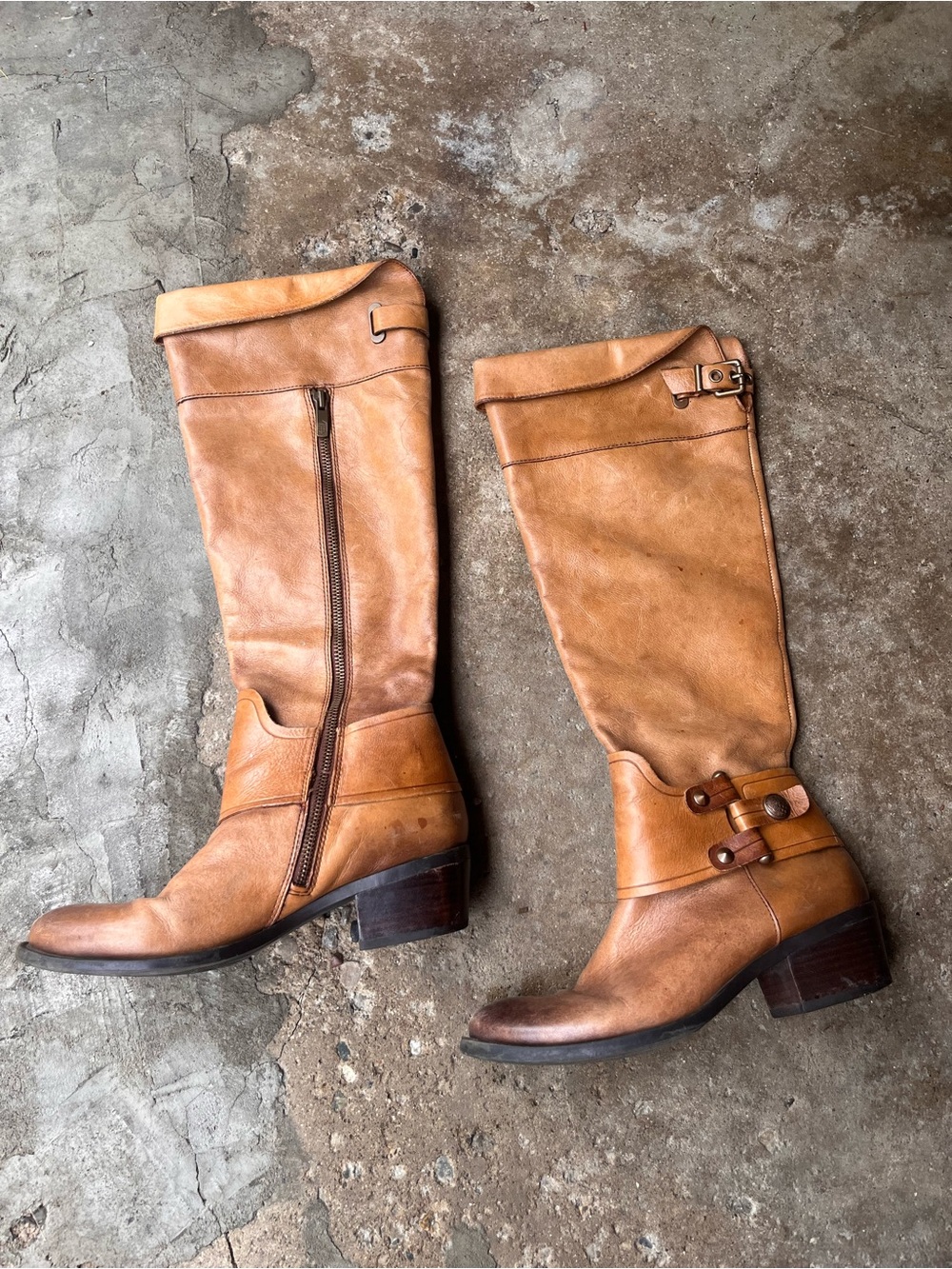 Vince Camuto Brooklee Camel Colored Boot 7B